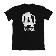 Universal T-shirt Animal Logo Basic Tee Black XXL